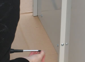 後板の固定写真