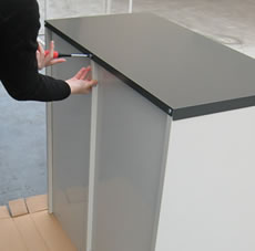 天板の固定写真