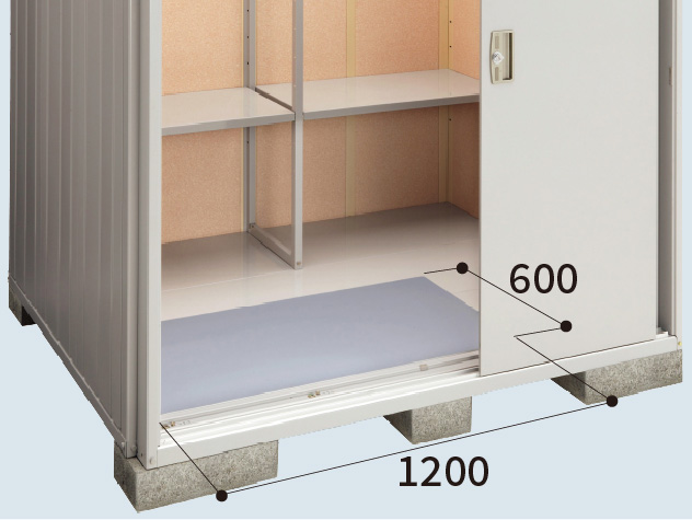 床用マット 幅1200×奥行600mm