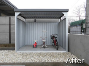 お客様組立 ダイマツ多目的万能物置 Dm 10壁面パネルロング型の施工事例 茨城県m様 環境生活ブログ