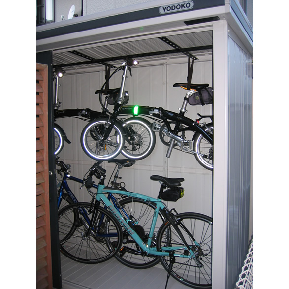 ヨド物置 エルモを自転車倉庫として使用 横浜市t様 環境生活ブログ