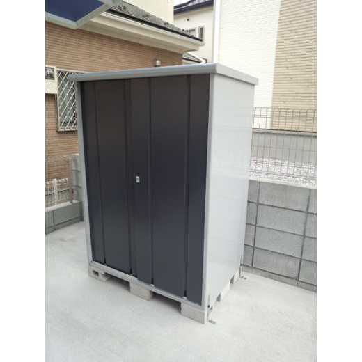 お客様組立 タカヤマ物置 インパクト 幅10 奥行800 高さ1600mm Tms 30の施工例 環境生活ブログ